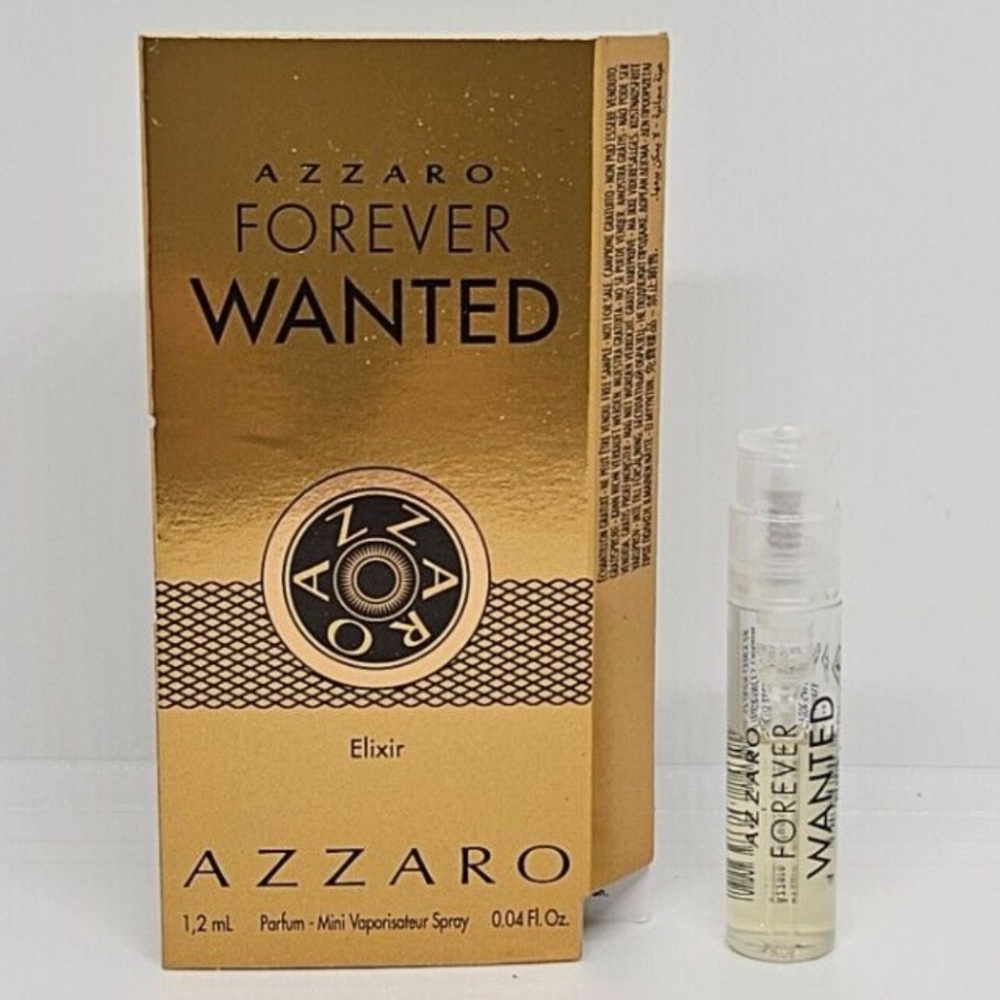 ❤️ 4 for $25 Azzaro Forever Wanted Elixir Mini Travel Vial NEW
